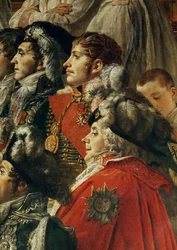 The coronation of Napoleon I by Pope Pius VII in the Cathedral of Notre-Dame de Paris …