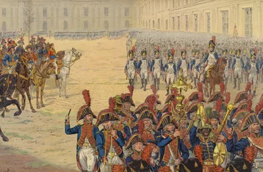 First Review of the Consular Guard on the Parade Ground at the Tuileries Palace