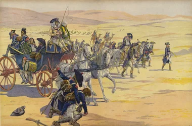 Napoleon Bonaparte and His Troops in the Desert