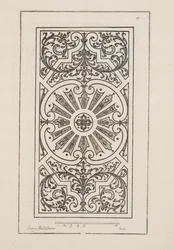Design for Parterre, from Theatre des Plans et Jardinages, pub. 1652