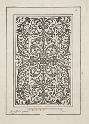 Design for Parterre, from Theatre des Plans et Jardinages, pub. 1652