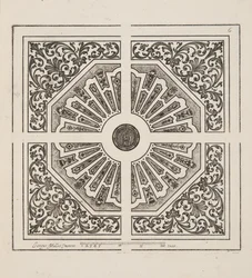 Design for Parterre, from Theatre des Plans et Jardinages, pub.1652