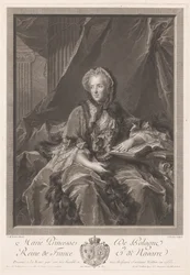 Portrait of Queen Maria Leszczyńska