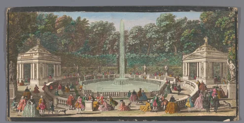 View of the Bosquet des Dômes in the Garden of Versailles