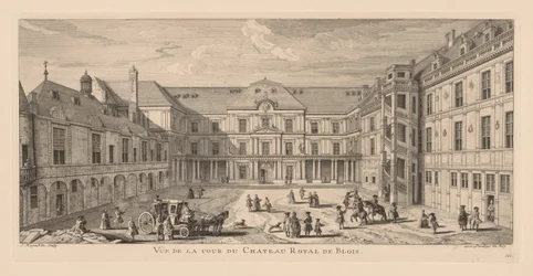 View of the Courtyard of the Château de Blois