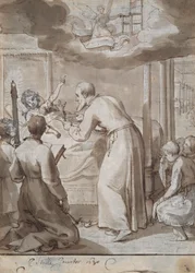 St. Philip visiting a hospital