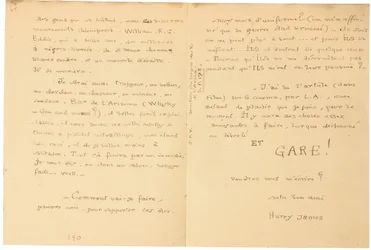 Autograph war letter
