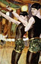 Equilibrists in the Circus (Zemganno brothers)