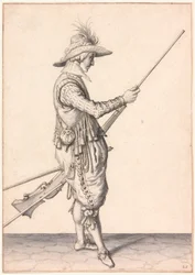 A Soldier Loading a Musket, "Ramme in Your Pouder"