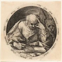 Saint Mark, plate two from The Four Evangelists