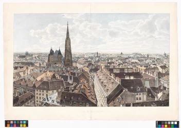 Panorama of Vienna Looking East from St. Peter