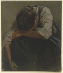 Crying Peasant Girl