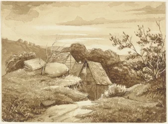 Farmstead in a landscape