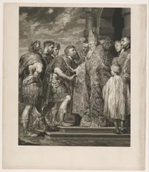 Saint Ambrose Denies Emperor Theodosius Entry to the Church in Milan