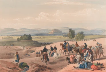 The Approach to the Fortress of Kwettah, c.1839