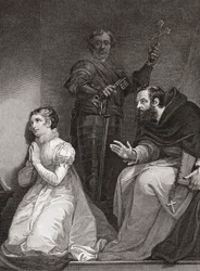 John Feckenham visits Lady Jane Grey in the Tower of London