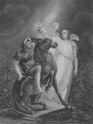 The Angel appearing to Balaam, Numbers 22, Verse 21-36