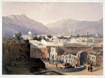 Interior of the City of Kandahar from the House of the Sirdar 