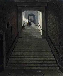 The Ancient Staircase, Windsor Castle, from 
