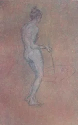 A Nude Study, c1864