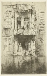 Balcony of a House in Amsterdam