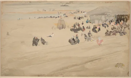 Beach Scene, Probably 1885