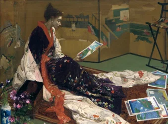 Caprice in Purple and Gold: The Golden Screen, 1864