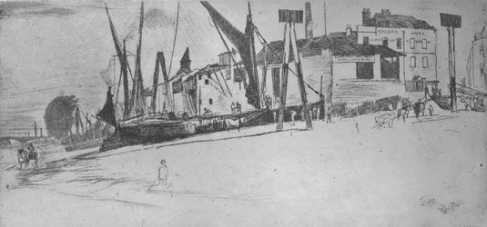 Chelsea Wharf, 1863