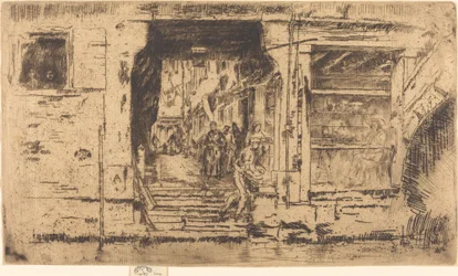 Fish-Shop, Venice, 1880