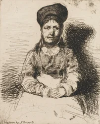 La Retameuse. One of the Twelve Etchings from Nature The French Set