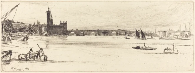 Old Westminster Bridge, 1859