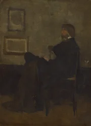 Study for Arrangement in Grey and Black, No. 2: Thomas Carlyle