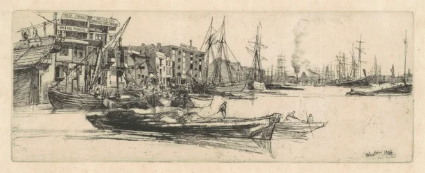Thames Warehouses, 1859