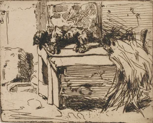The Dog on the Kennel, 1858