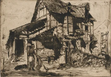 The Unsafe Tenement. One of the Twelve Etchings from Nature. The French Set