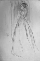 The Velvet Dress Mrs. Leyland, 1873, 1904
