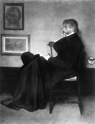 Thomas Carlyle, Scottish essayist, satirist, and historian, c. 1873