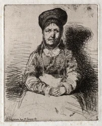 Twelve Etchings from Nature: La Rétameuse, 1858