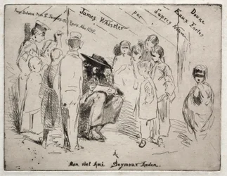 Twelve Etchings from Nature: Title Page - Delauney Sketching