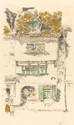Yellow House, Lannion, 1893
