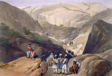 The First Descent Through the Koojah Pass, from 