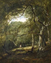 Figures in Woodland