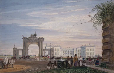 A View of Government House, from the East, Calcutta, c.1820