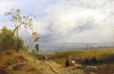A Peep at the Metropolis from Hampstead Heath, 1841