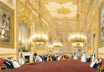 The Grand Reception Room - State Entertainment for His Majesty King Louis-Philippe, 1838