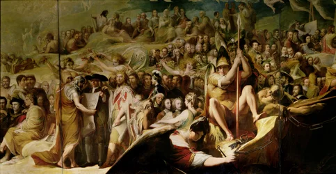 Elysium, or the State of Final Retribution: Detail of Scientists and Philosophers