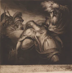 King Lear and Cordelia, Act V, Scene 10