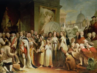 The Distribution of Premiums in the Society of Arts, fifth in the series The Progress of Human Culture and Knowledge