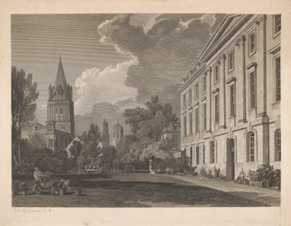 View of the Cathedral of Christ Church and Part of Corpus Christi College