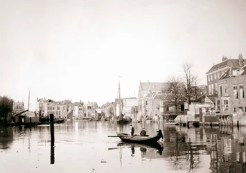 Boat on the canal, Dordrecht, Netherlands, 1898